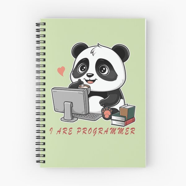 Item preview, I are programmer panda version super cute hacker panda designed and sold by RAZ1995.
