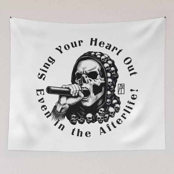 Item preview, HALLOWEEN - MUSICIAN - Sing Your Heart Out. Even in the Afterlife! - 2 designed and sold by ArtProjectShop.