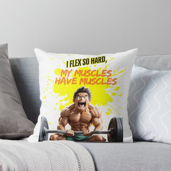 Item preview, I flex so hard, my muscles have muscles designed and sold by Happywifey.