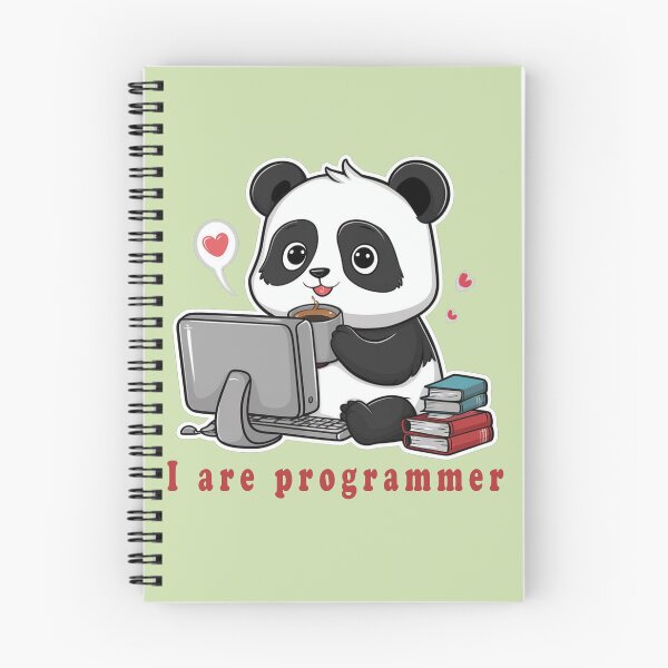 Item preview, I are programmer panda version super cute hacker panda designed and sold by RAZ1995.