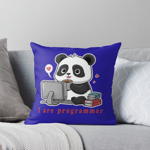 Item preview, I are programmer panda version super cute hacker panda designed and sold by RAZ1995.