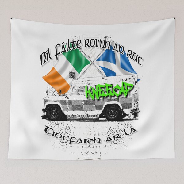 Item preview, Kneecap Scotland - Belfast Hip Hop - Grúpa Hip Hop Bhéal Feirste designed and sold by REAL IRISH GIFTS.