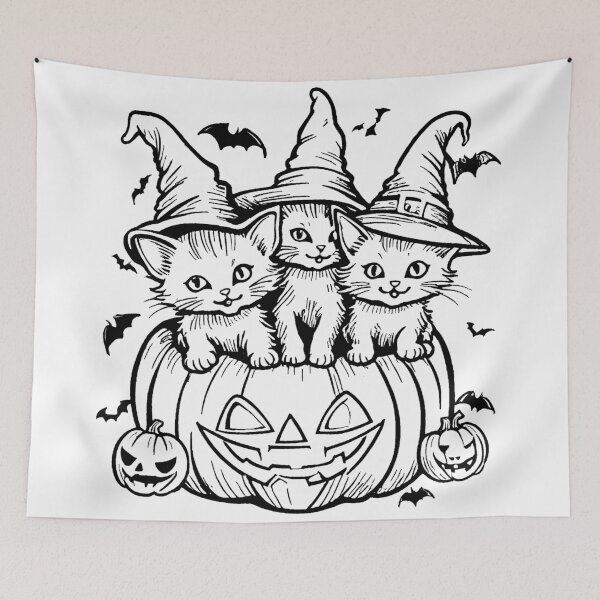 Item preview, Cute Halloween Kittens designed and sold by CharismaticMindArt.