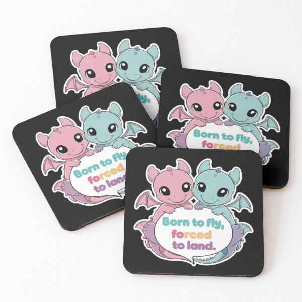 Item preview, sweet dragon with motivational text designed and sold by ARTReMi.
