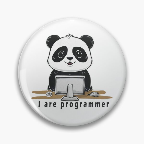 Item preview, I are programmer panda version super cute hacker panda designed and sold by The Velvet Vault.
