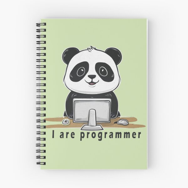 Item preview, I are programmer panda version super cute hacker panda designed and sold by RAZ1995.