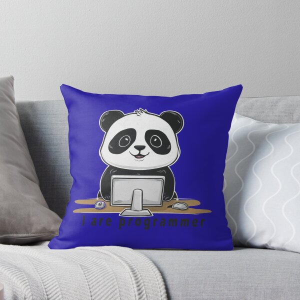 Item preview, I are programmer panda version super cute hacker panda designed and sold by RAZ1995.