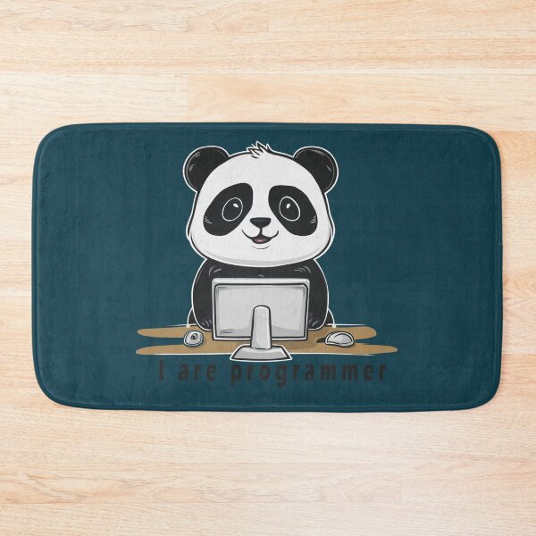 Item preview, I are programmer panda version super cute hacker panda designed and sold by RAZ1995.