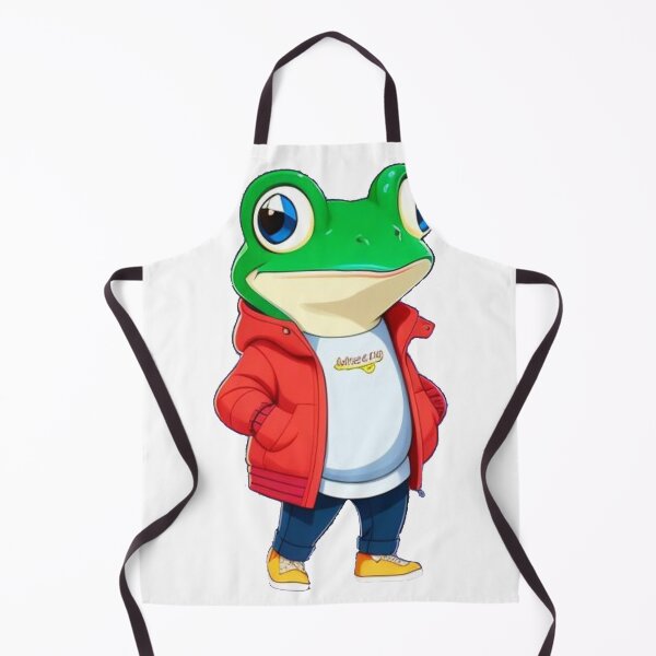 Item preview, Frog in Red Jacket designed and sold by Innercosmic.