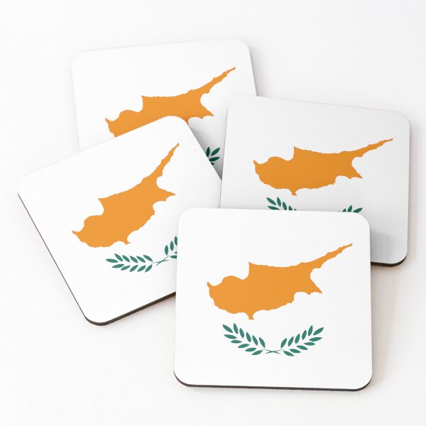 Item preview, Cyprus Flag: Peace, Unity, and Olive Branches designed and sold by communedesigns.