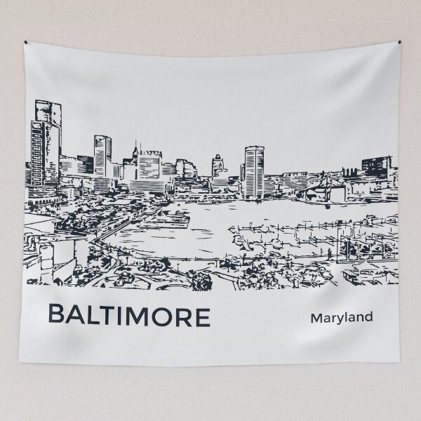 Item preview, Baltimore Maryland designed and sold by Lakeric Cityscapes.