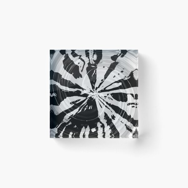 Item preview, abstract black and white fabric pattern designed and sold by sutas2520.