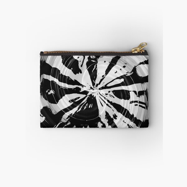 Item preview, abstract black and white fabric pattern designed and sold by sutas2520.