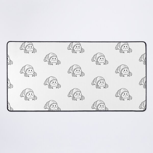 Item preview, Simple drawing of a hermit crab in a shell designed and sold by rasagamastore.
