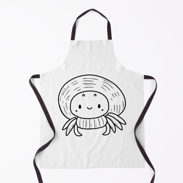 Item preview, Simple drawing of a hermit crab in a shell designed and sold by rasagamastore.