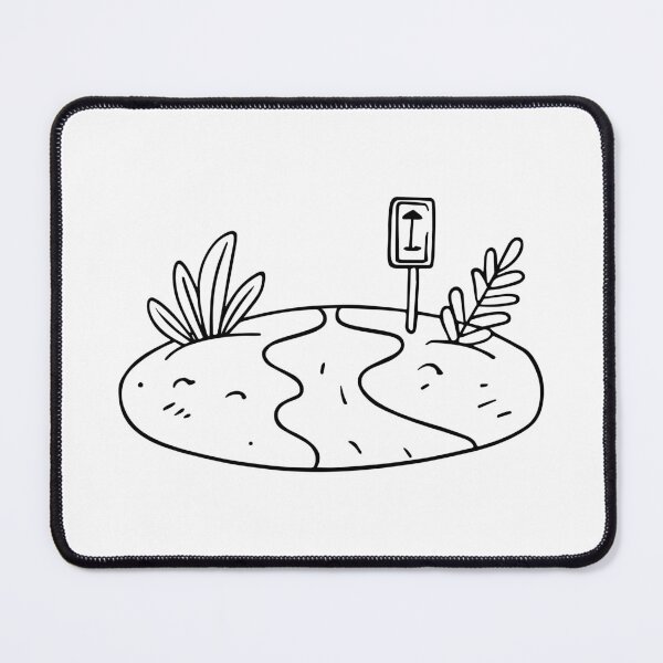 Item preview, Simple drawing of a sand pathway to the beach designed and sold by rasagamastore.