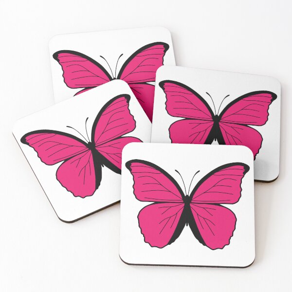 Item preview, Butterfly Illustration - Dark Pink designed and sold by MrsCreative1.