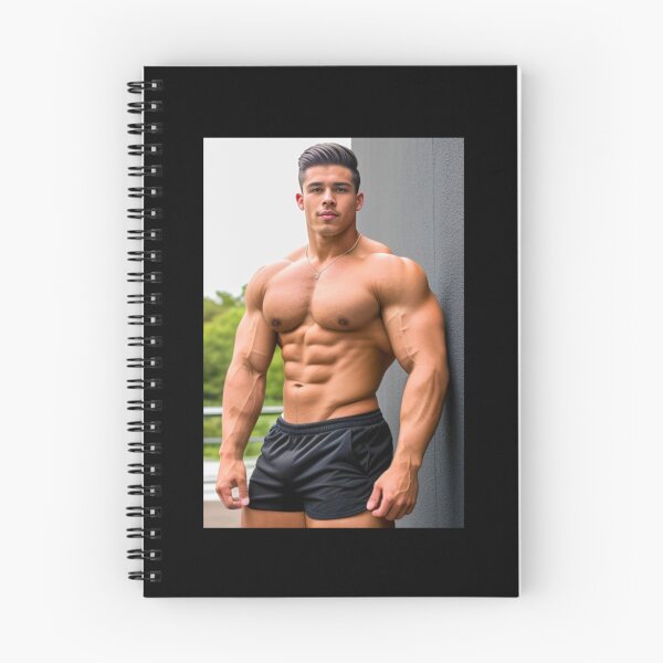 Item preview, Male Bodybuilder in Black Shorts Second Image designed and sold by Bodies of Males.