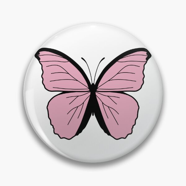Item preview, Butterfly Illustration - Light Pink designed and sold by MrsCreative1.