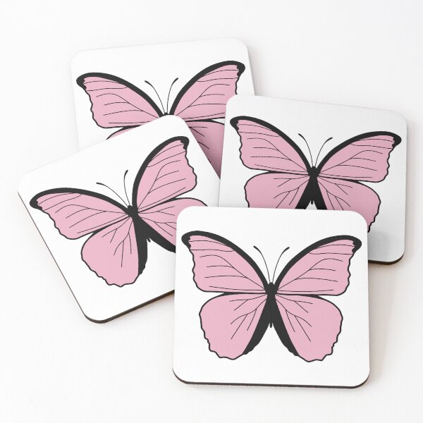 Item preview, Butterfly Illustration - Light Pink designed and sold by MrsCreative1.