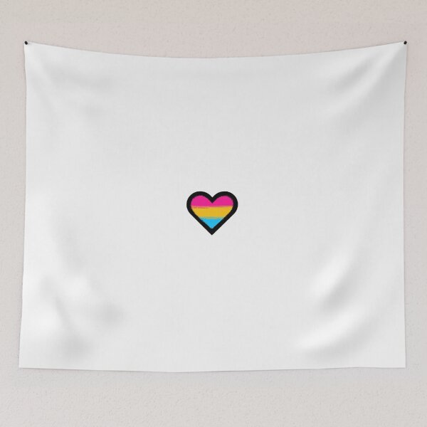 Item preview, Pansexual Heart designed and sold by LoopyandFruity.