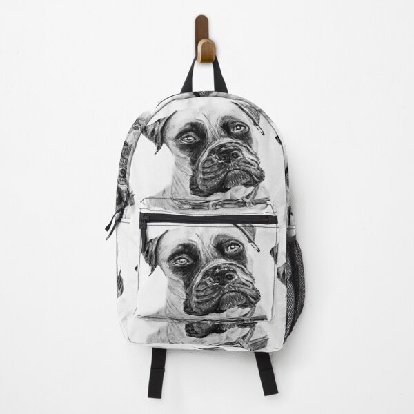 Item preview, Hand Painted Bull Mastiff in black and white designed and sold by Jennifer Morcom.