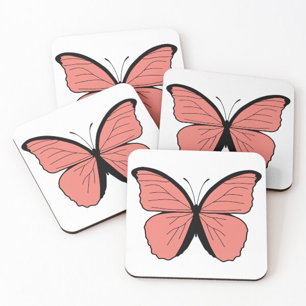 Item preview, Butterfly Illustration - Light Red designed and sold by MrsCreative1.