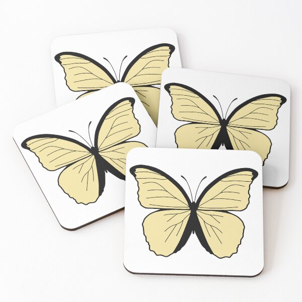 Item preview, Butterfly Illustration - Light Yellow designed and sold by MrsCreative1.