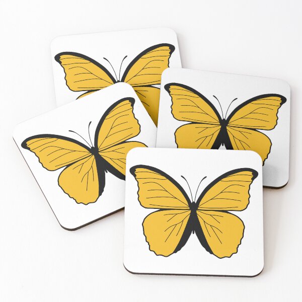 Item preview, Butterfly Illustration - Yellow designed and sold by MrsCreative1.
