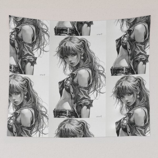 Item preview, Diverse Portraits of Young Women in Anime Style designed and sold by Piotrek0001.