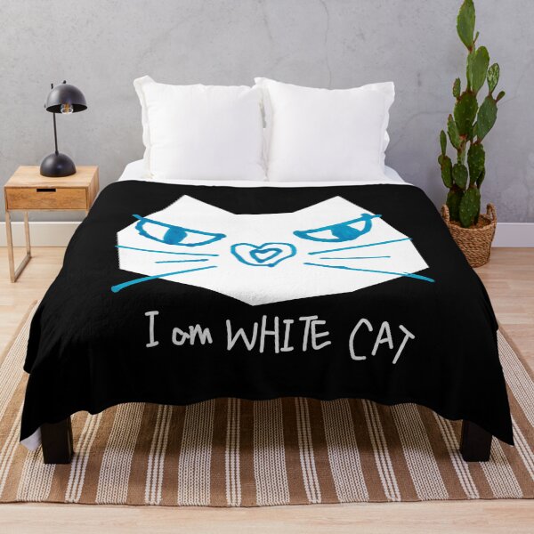Item preview, I am a white cat. So what? designed and sold by CURIOUsDADA.