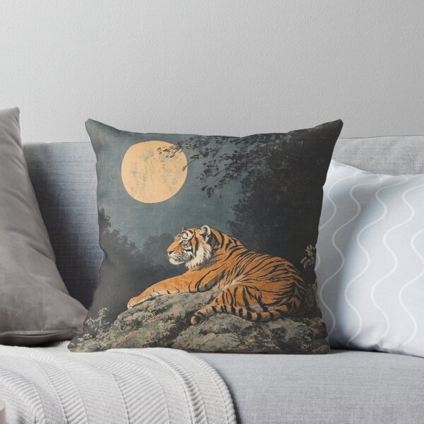 Item preview, Tiger in the Moonlight designed and sold by patternshoprad.