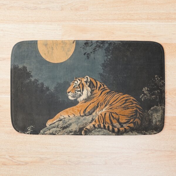Item preview, Tiger in the Moonlight designed and sold by patternshoprad.