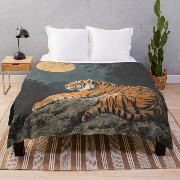 Item preview, Tiger in the Moonlight designed and sold by patternshoprad.
