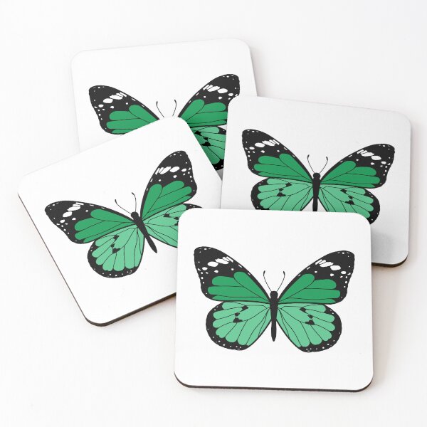 Item preview, Cute Butterfly Illustration - Dark Green designed and sold by MrsCreative1.