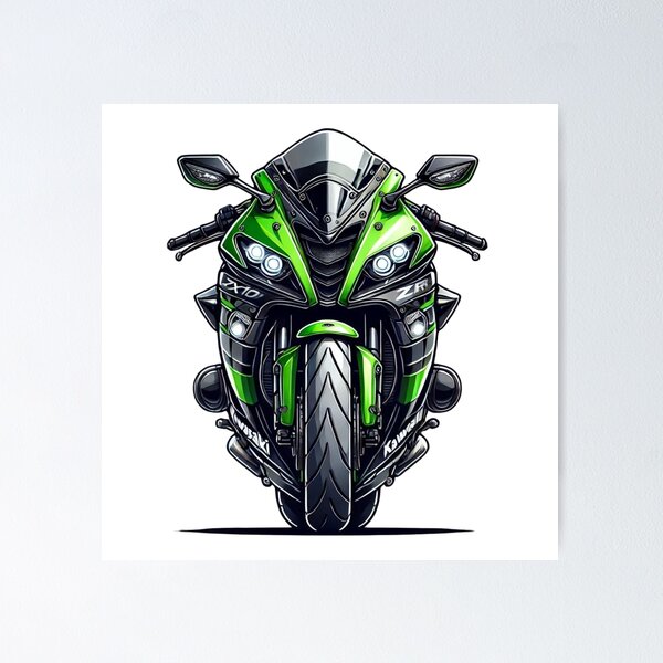 Kawasaki Zx10r Posters for Sale | Redbubble