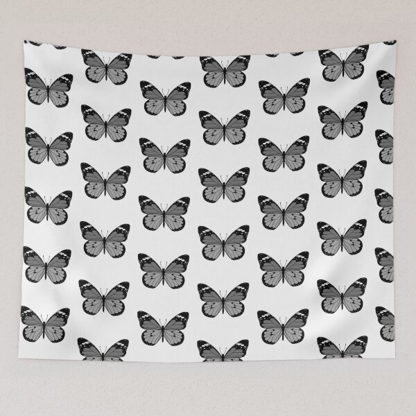 Item preview, Cute Butterfly Illustration - Grey designed and sold by MrsCreative1.