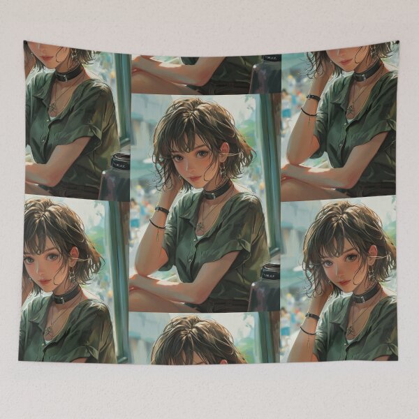 Item preview, Diverse Portraits of Young Women in Anime Style designed and sold by Piotrek0001.