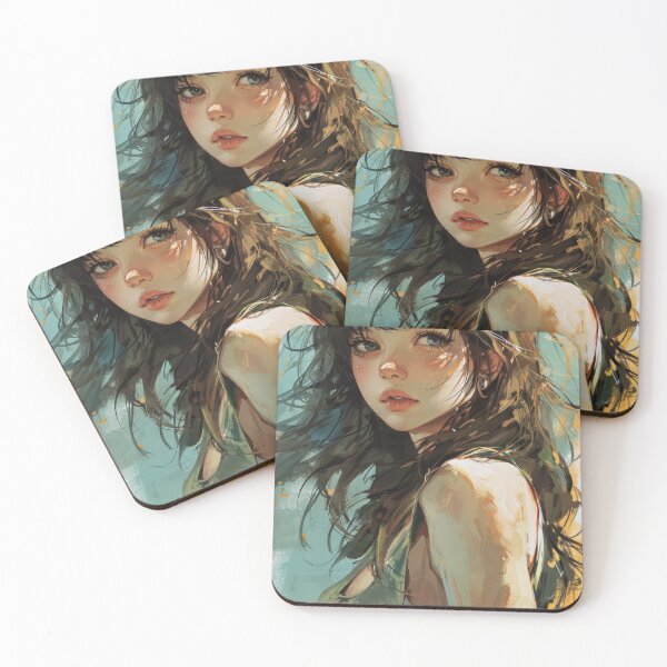 Item preview, Diverse Portraits of Young Women in Anime Style designed and sold by Piotrek0001.