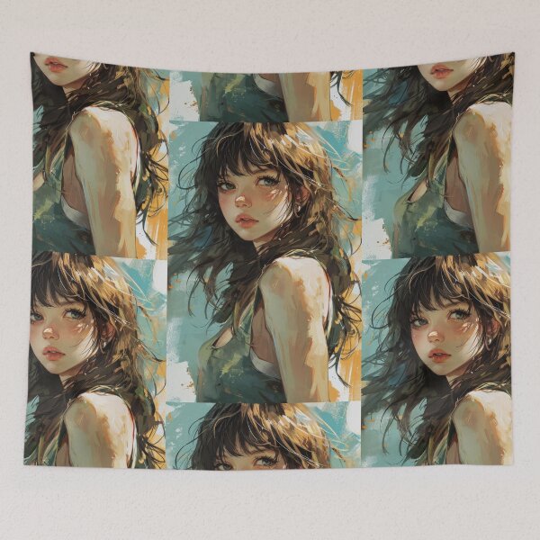 Item preview, Diverse Portraits of Young Women in Anime Style designed and sold by Piotrek0001.