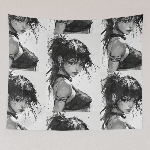 Item preview, Diverse Portraits of Young Women in Anime Style designed and sold by Piotrek0001.