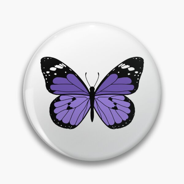 Item preview, Cute Butterfly Illustration - Dark Purple designed and sold by MrsCreative1.