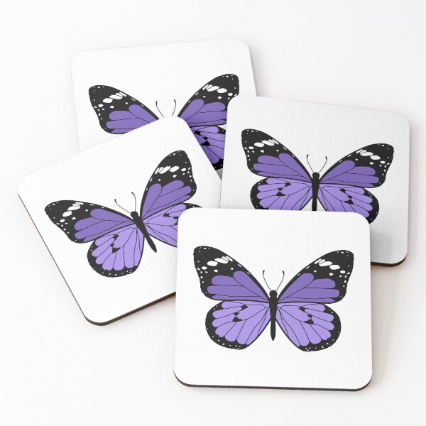 Item preview, Cute Butterfly Illustration - Dark Purple designed and sold by MrsCreative1.