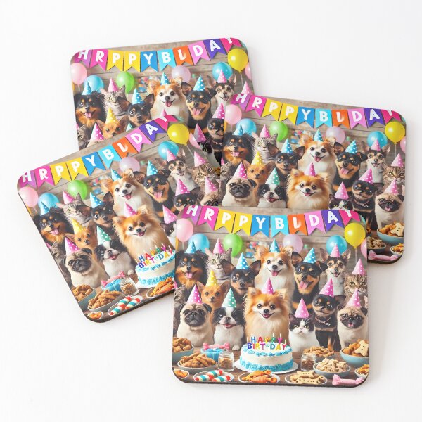 Item preview, Pet Party Birthday Bash designed and sold by Caloop-designs.