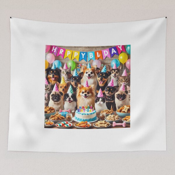 Item preview, Pet Party Birthday Bash designed and sold by Caloop-designs.