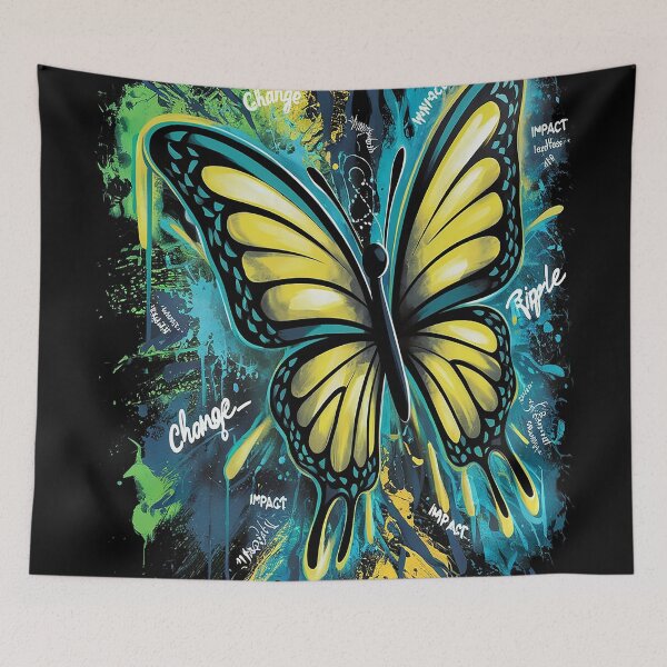 Item preview, Butterfly effect in graffiti style designed and sold by Thompika.