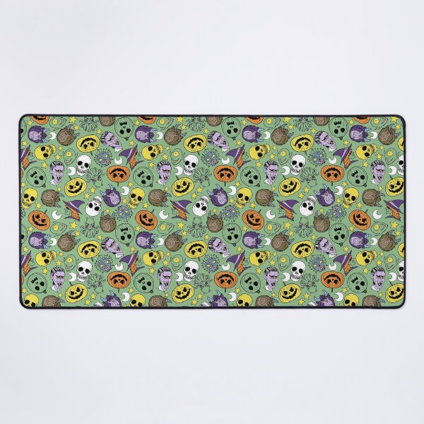Item preview, Monster Heads Retro Cartoon Style Green Background  designed and sold by Carlo-Atzei.