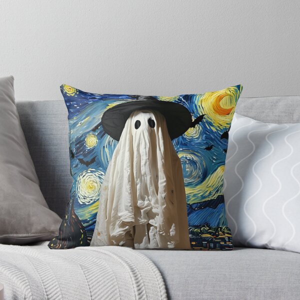 Item preview, The friendly Ghost in Starry Night Painting designed and sold by Print Epic.
