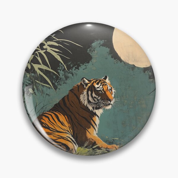Item preview, Tiger at Night designed and sold by patternshoprad.