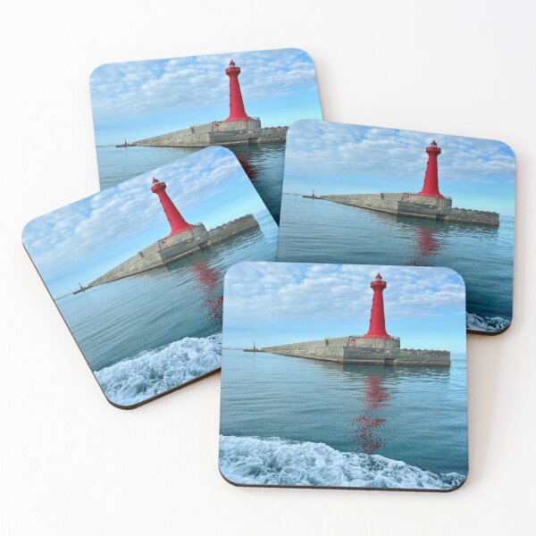 Item preview, Red lighthouse and ocean view in Hualien, Taiwan designed and sold by Fishwannafly.